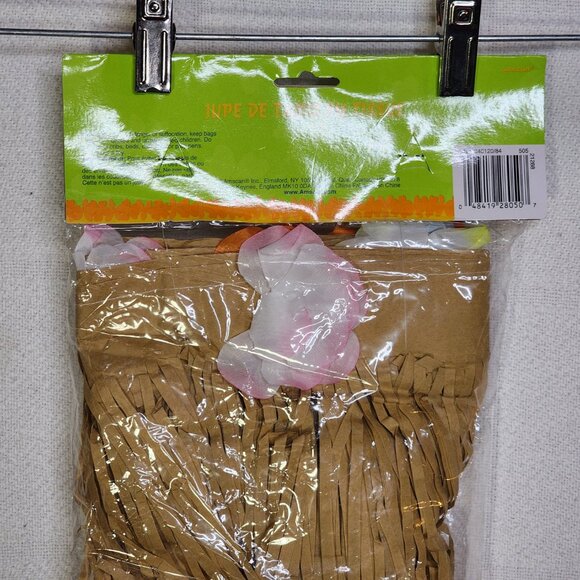 Amscan Party City Luau 10ft One Piece Tissue Hawaiian Multi Flower Table Skirt - Picture 11 of 16